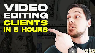 How To ACTUALLY Get Clients For Video Editing (On-Demand) - DROP SERVICING & FREELANCING - $100/DAY