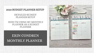 SETTING UP MY EC MONTHLY PLANNER AS A BUDGET PLANNER | 2023 BUDGET SETUP | RACHELLE BUDGETS