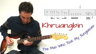 Khruangbin - The Man Who Took My Sunglasses - Guitar & Bass lesson / tutorial / cover with tab