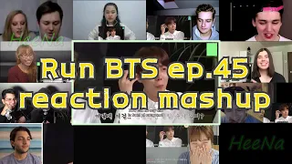 [BTS] Run BTS 달려라 방탄 ep.45｜reaction mashup
