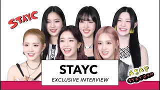 STAYC sings their favorite line from 'ASAP' and reveals thoughts on pineapple on pizza and more!