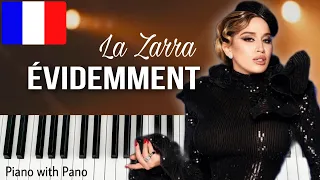 La Zarra - Évidemment | France 🇫🇷 |  Piano Cover | Eurovision 2023