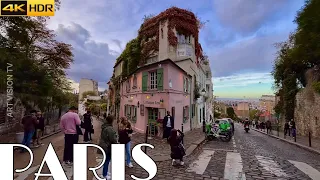 🇫🇷[PARIS 4K] WALK IN PARIS "MONTMARTRE WALK" (4K 60FPS VERSION) 29/NOVEMBER/2023