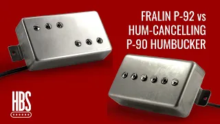 Fralin P-92 vs Fralin Hum Cancelling P90 Humbucker - PICKUP SPEED DATE