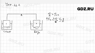 Упр 26.2 - Физика 7 класс Пёрышкин