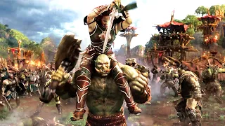 Todas as melhores cenas de Warcraft - O Primeiro Encontro de Dois Mundos 🌀 4K