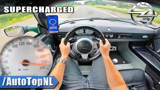 250HP OPEL SPEEDSTER SUPERCHARGED on AUTOBAHN [NO SPEED LIMIT] by AutoTopNL