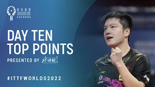 Top Points of Day 10 presented by Shuijingfang | 2022 ITTF World Team Championships Finals Chengdu