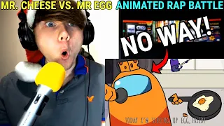 "Mr. Cheese vs. Mr. Egg" Among Us Song (Animated Rap Battle) @GameTunesMusic REACTION!