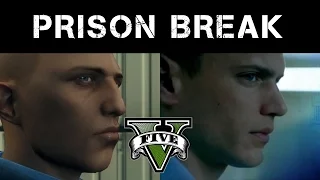 [Side by side] "Prison Break" intro recreated in GTA V