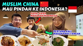 TRAKTIR TEMAN MUSLIM TIONGKOK MAKANAN INDONESIA 🇮🇩 LANGSUNG KETAGIHAN!