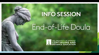 End of Life Doula at UVM Info Session