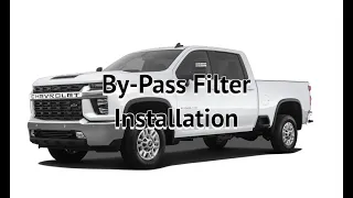 2020-2023  Silverado 2500-3500  6.6 Duramax Amsoil By-Pass Filter Installation