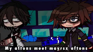 My Aftons Meet Marsyx Afton || GACHA FNAF