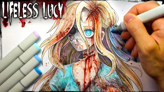 "Lifeless Lucy" STORY Creepypasta + Drawing (Scary Stories)
