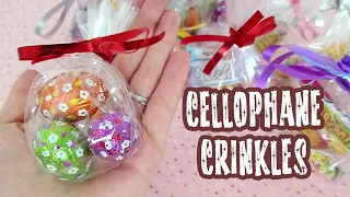 Wrapping Easter Candy • Cellophane Crinkles •  No Talking