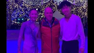 Jon Maravilla / Saya Carpenter Pairs Figure Skating at Scott Hamilton’s Sk8 to Elimin8 Cancer show