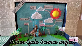 Science Project / Water Cycle Model/ DIY Water Cycle Project/  Science Exhibition #homemitra #diy