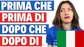 Gli avverbi PRIMA e DOPO in italiano: Indicativo, Congiuntivo o Infinito? Le Regole Grammaticali 🇮🇹