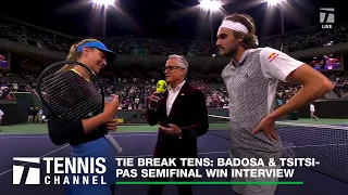 INTERVIEW: P. Badosa/S. Tsitsipas; Tie Break Tens