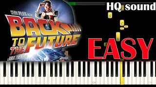 Back to the future - main theme | FREE midi | EASY Piano tutorial