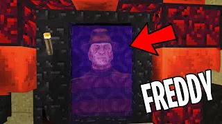 We Found A FREDDY KRUEGER Portal In MINECRAFT!! Garry's Mod Funny Gameplay