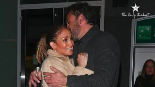 Jennifer Lopez & Ben Affleck Show Major PDA As Paparazzi Go Wild And Ask Them On The Wedding Day