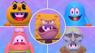 All New SpongeBob & Pac-Man Costumes in Fall Guys