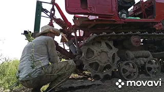 Бульдозер с помойки. Ремонт гусениц ДТ-75