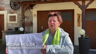 Botschaft von der Vorsitzenden der Kreislandfrauen Hohenlohe Regina Müller - Hohenlohe hält zusammen