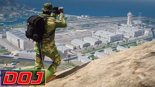 Spying on Ft. Zancudo | GTA 5 Roleplay | DOJ #176