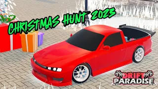 ALL CHRISTMAS HUNT PRESENTS 2023 | DRIFT PARADISE ROBLOX