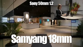 Samyang 18mm 2.8 + Sony 50mm 1.2 Corporate Shoot : Tiffen Black Satin 1 : a7siii + a7iv