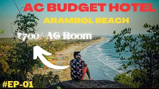 #16 Cheapest AC Hotel with Private Beach near Arambol Goa in Reasonable Price 2023 @travelwithdzone