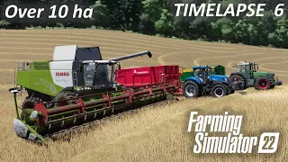 Harvesting over 10 ha | Timelapse