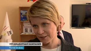 Елена Шмелева побывала в ростовском избирательном штабе Путина