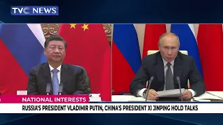 Russia's President Vladimir Putin, China's President Xi Jinping Hold Talks