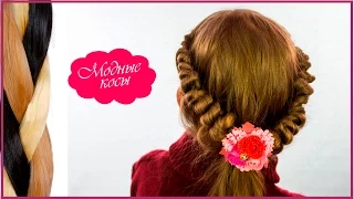 Прическа из жгутиков|Прическа для девочек/Hairstyle of flagella | Hairstyle for girls