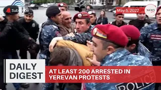 NEWS.am digest: Large scale protests continue in Yerevan, people forcibly arrested