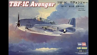 In Box Review : TBF-1C Avenger : Hobby Boss : 1/48 Scale Model