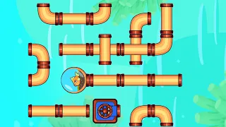 Save the Fish Game Pull the Pin Game Level 591-600| Rescue the Fish | Fisdomgameplay | Part -60