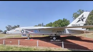 North American RA-5C Vigilante VR180 walk around Castle Air Museum