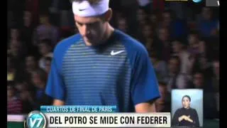 Visión 7: Del Potro se mide con Federer