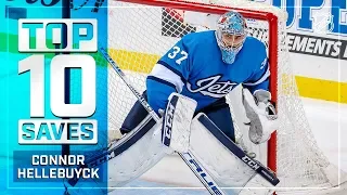 Top 10 Connor Hellebuyck saves from 2018-19