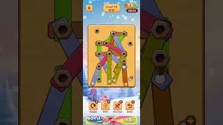 Wood Nuts and Bolts Puzzle Level 30 Gameplay Updated 2024