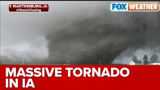 Massive Tornado Spotted Near Martinsburg, IA