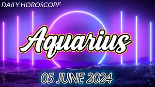 AQUARIUS 🔮 ❤️ DAILY HOROSCOPE TODAY May 05, 2024 ♒️ 🌞 AQUARIUS LOVE HOROSCOPE ✅ 💫 ⭐️