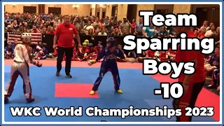 Team Sparring, Boys -10, WKC World Championships 2023
