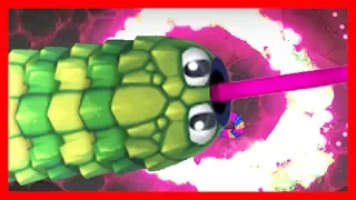 ОГРОМНАЯ ЗМЕЯ в игре Little big snake Смешные Моменты сражения змей Веселый Летсплей