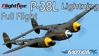 FlightLine P-38L Lightning Full Flight  | Motion RC